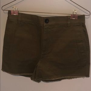 Madewell Green Shorts